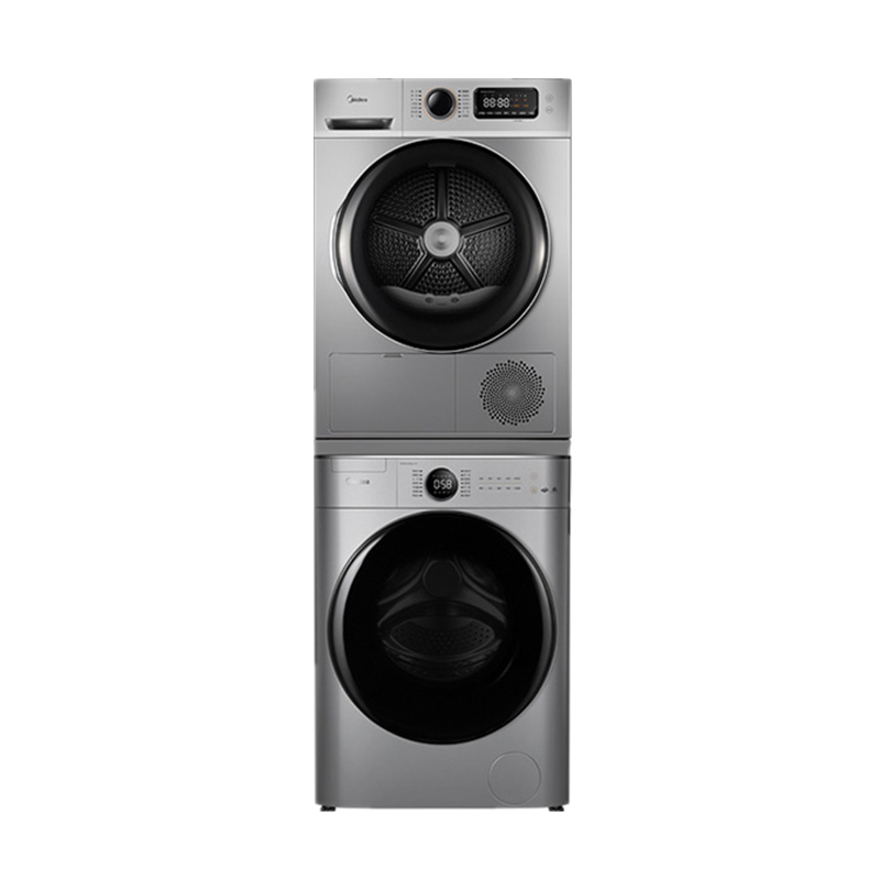 美的全自动滚筒洗烘套装