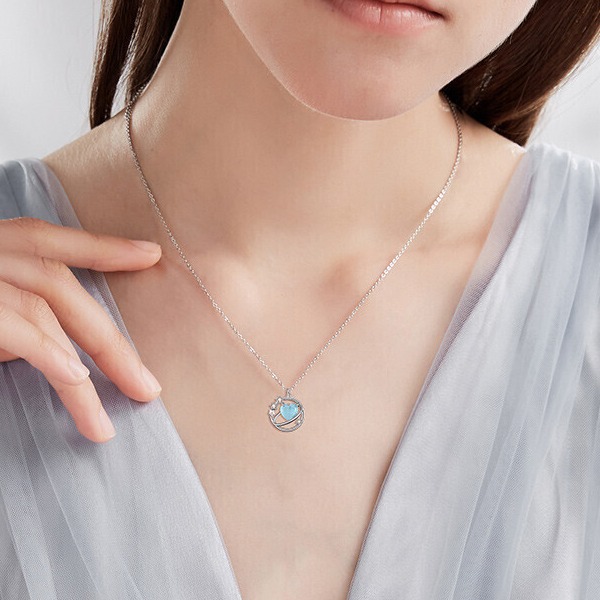 卡蒂罗 爱心吊坠项链