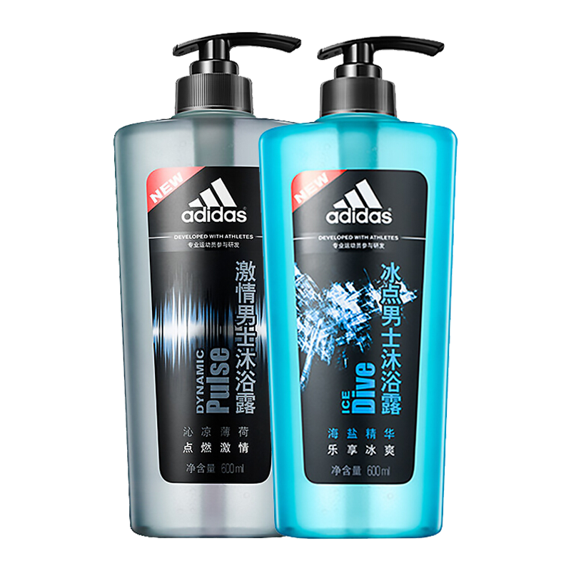 阿迪达斯 男士套装沐浴露
