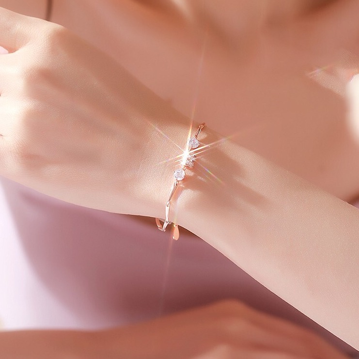 沫兰 小蛮腰纯银时尚手链