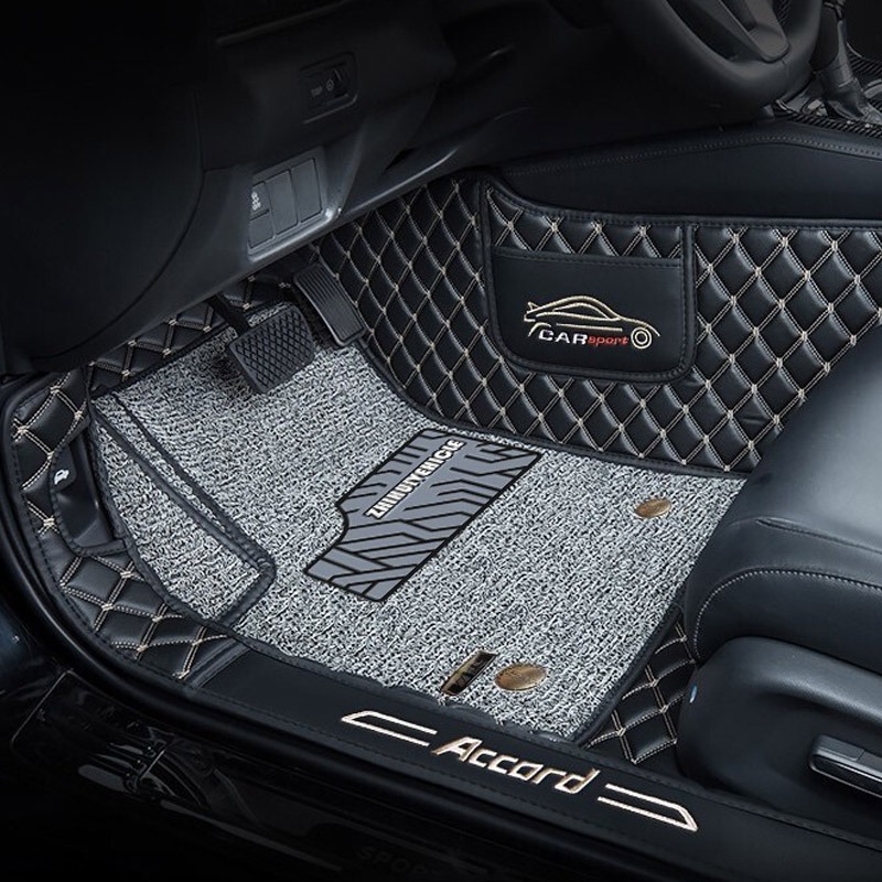 梦选 丝圈双层 脚垫