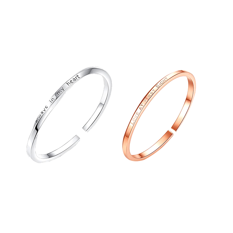 银千惠 镜面抛光 手链