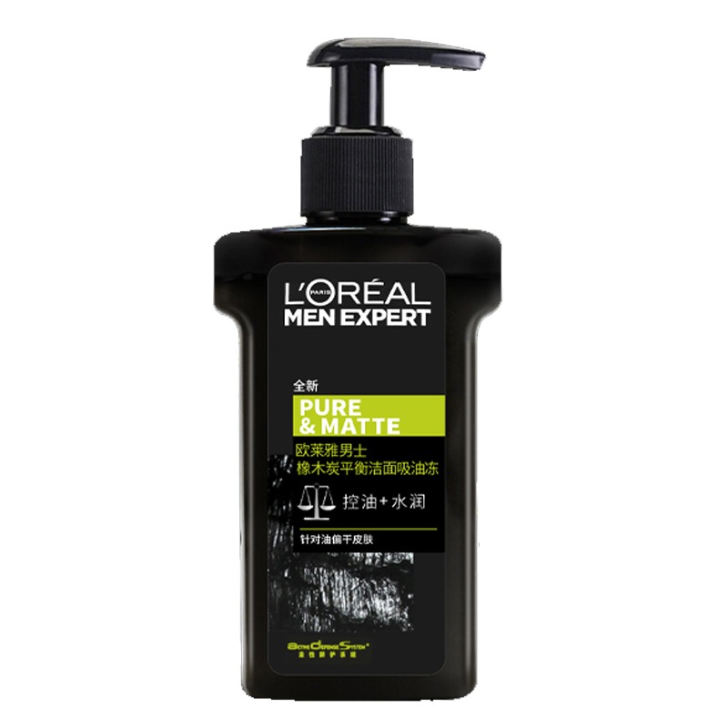 欧莱雅橡木炭平衡深层清洁洗面奶