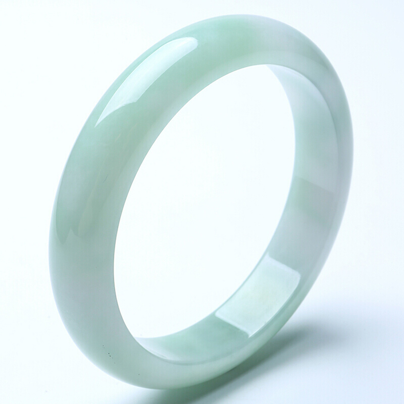 印象眸 翡翠宽边玉手镯