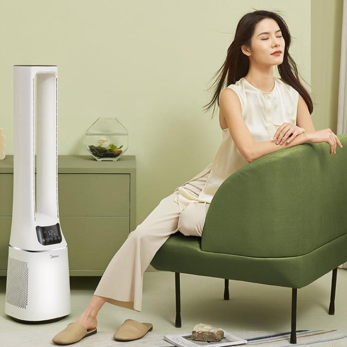 美的 智能遥控落地无叶风扇