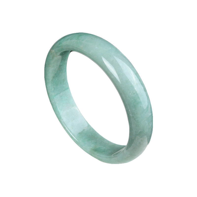 艾选潮品 色泽温润翡翠手镯