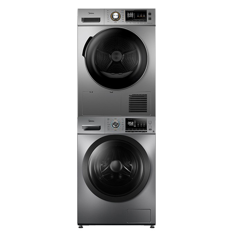 美的 变频电机洗烘套装