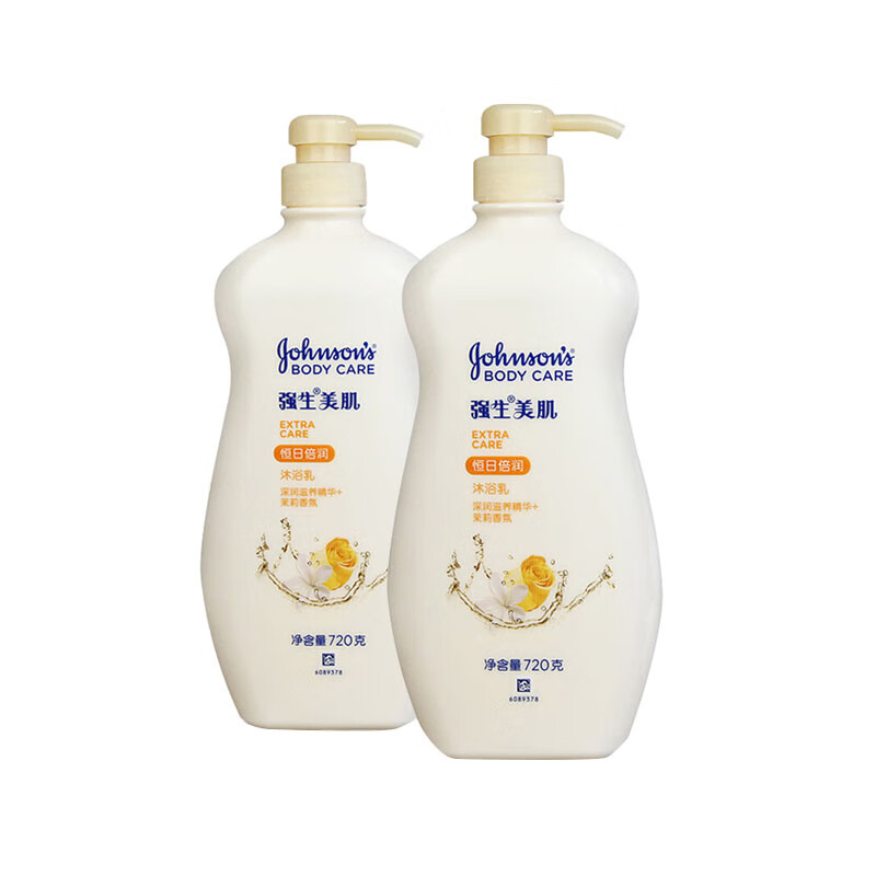 强生 恒日倍润沐浴露