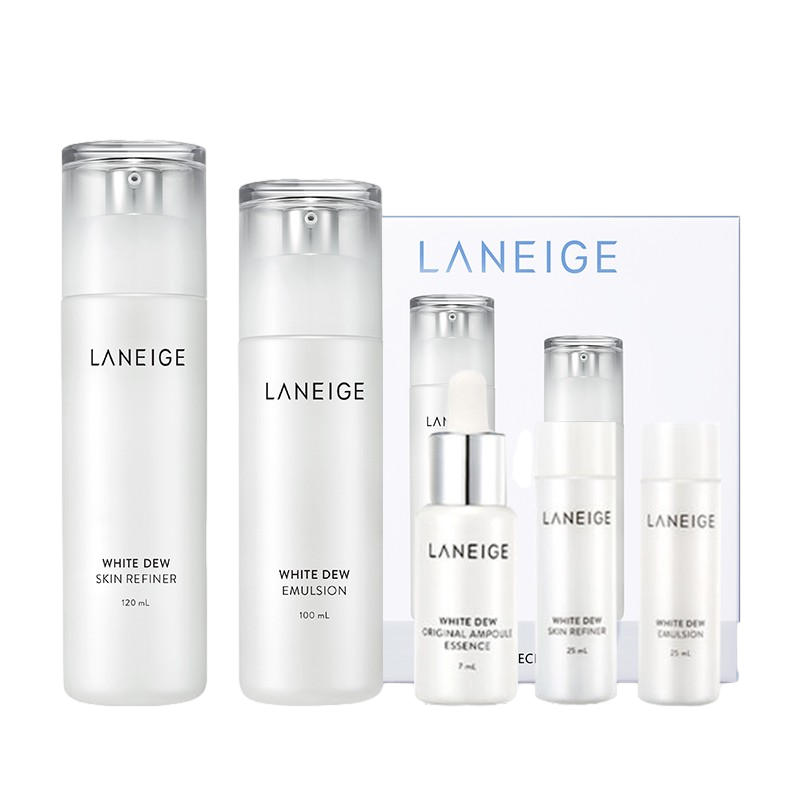 兰芝 臻白晶透护肤套装