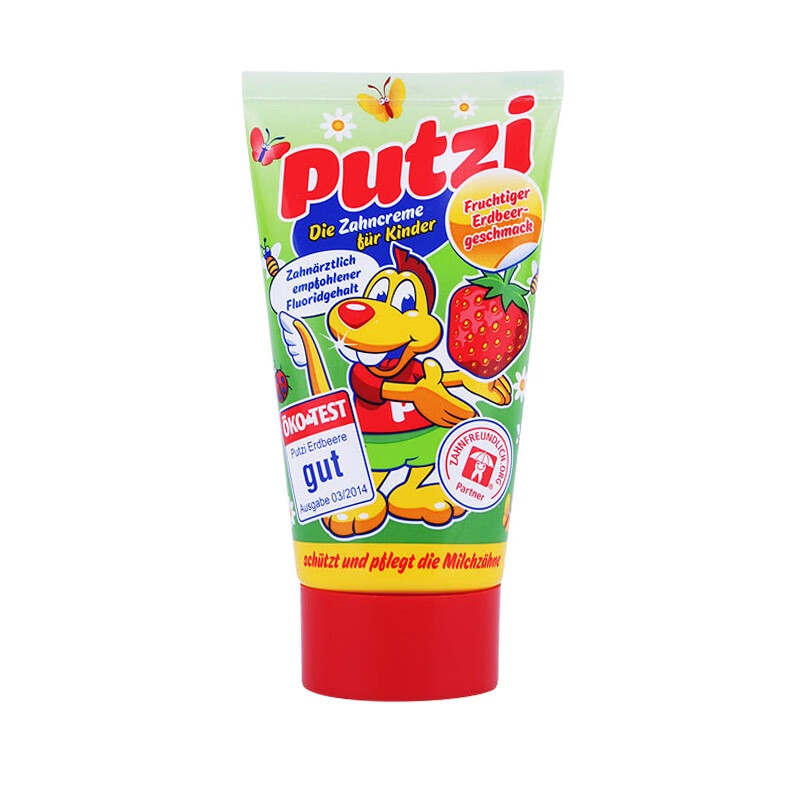 普奇 草莓味儿童牙膏