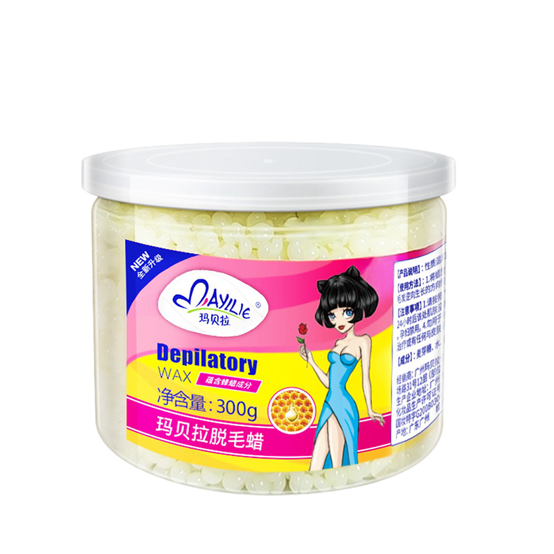 玛贝拉 撕拉式热蜡豆脱毛膏