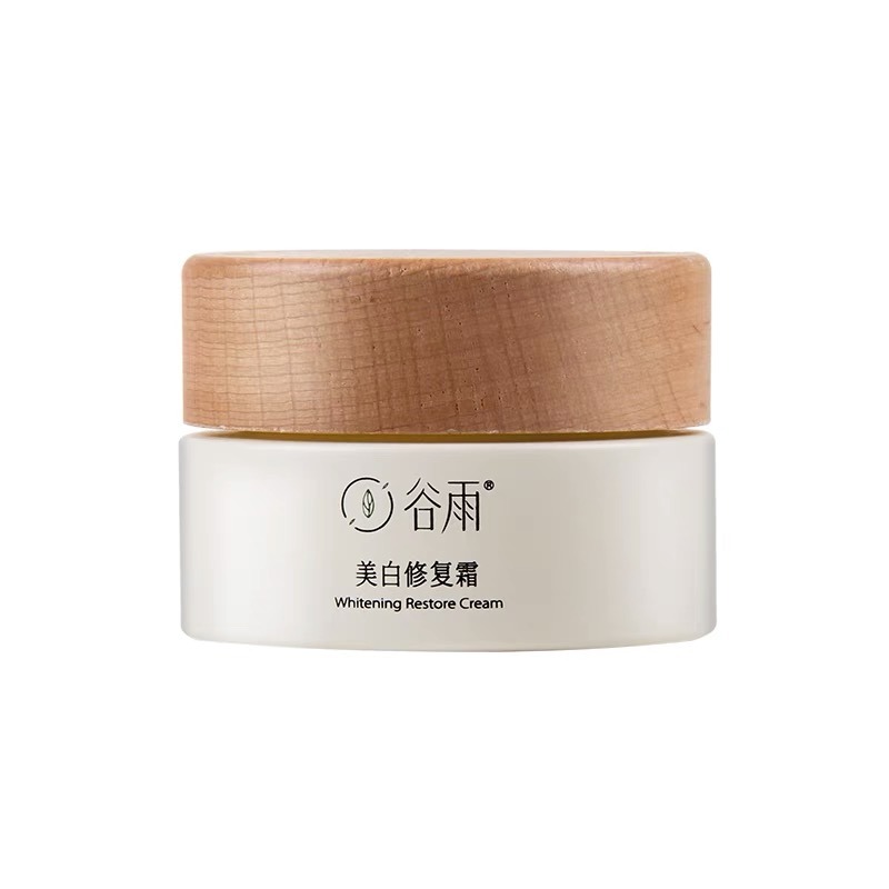 谷雨美白奶面霜