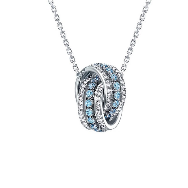 施华洛世奇 双环相扣项链