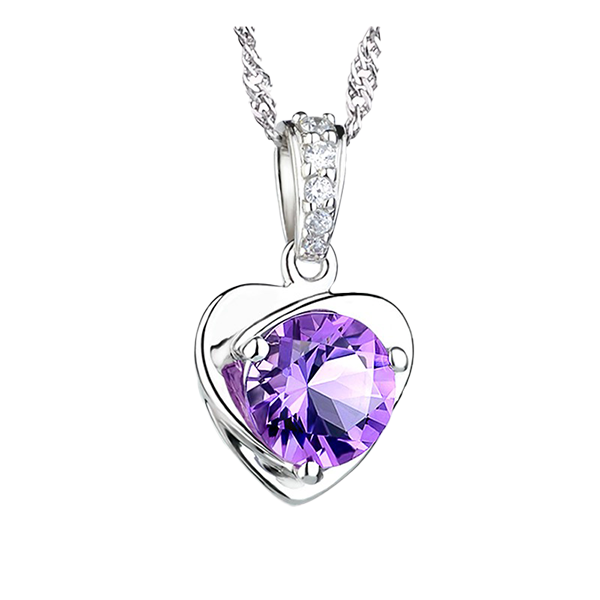 JOLEE 紫色锆石项链