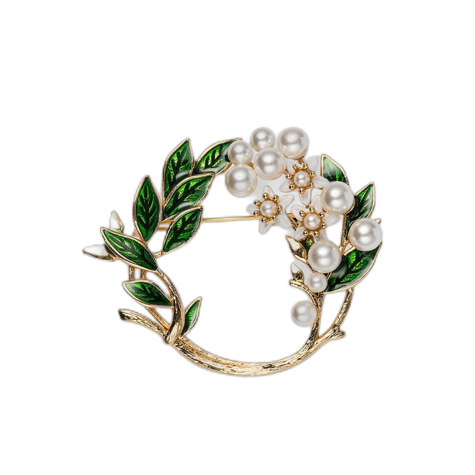 She's 栀子花胸针