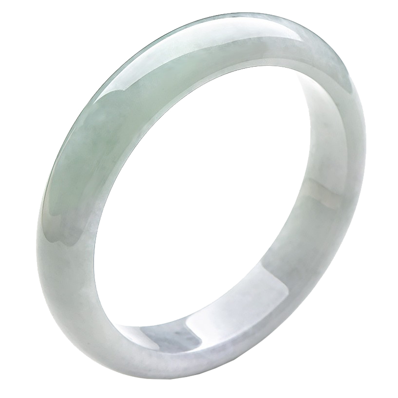 千载一玉 宽边翡翠手镯