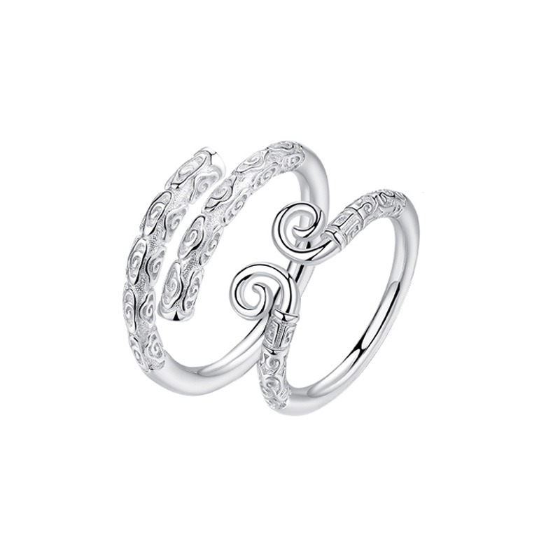 圣雅罗足银紧箍咒情侣戒指
