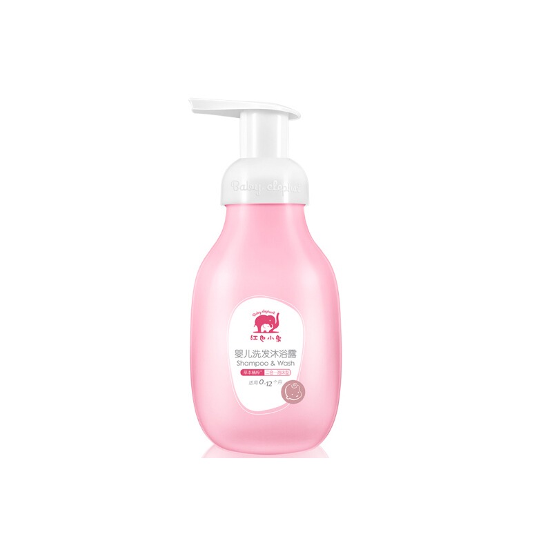 红色小象婴儿洗发沐浴露