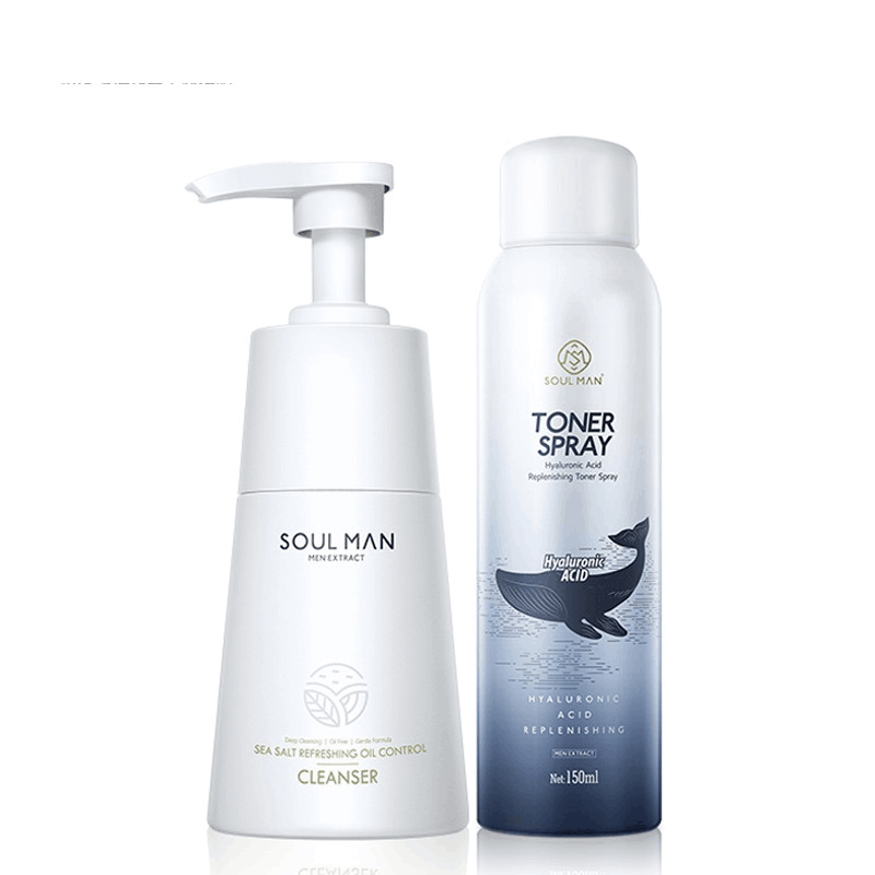 极男海盐净颜洗面奶