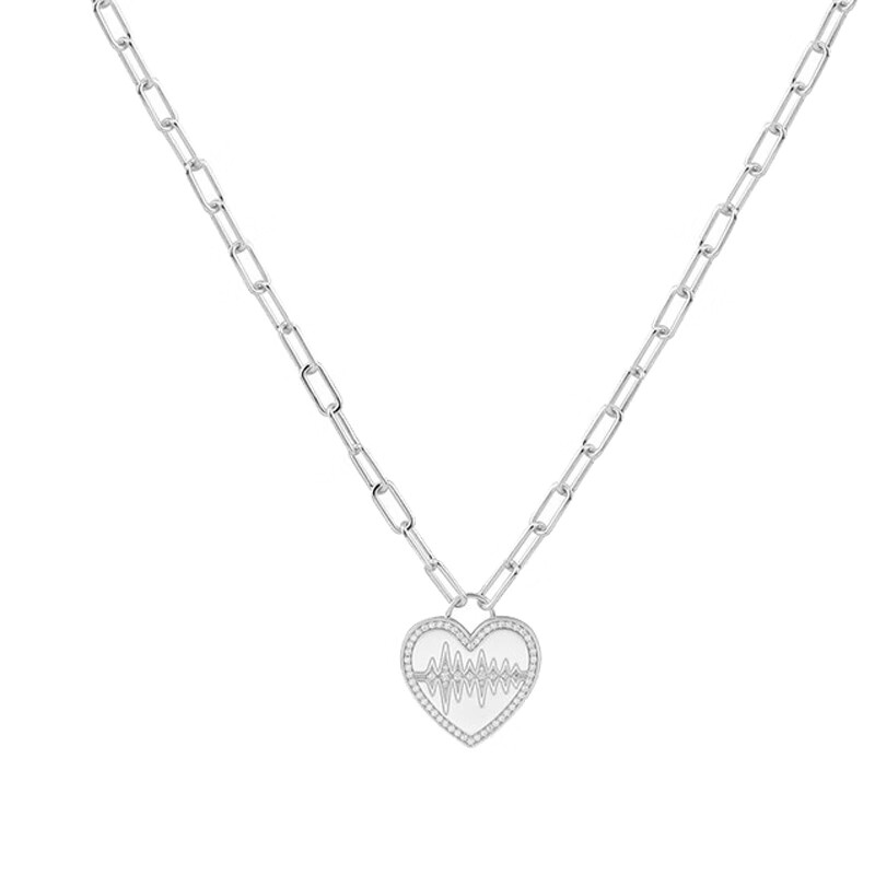 APM 银质心形项链