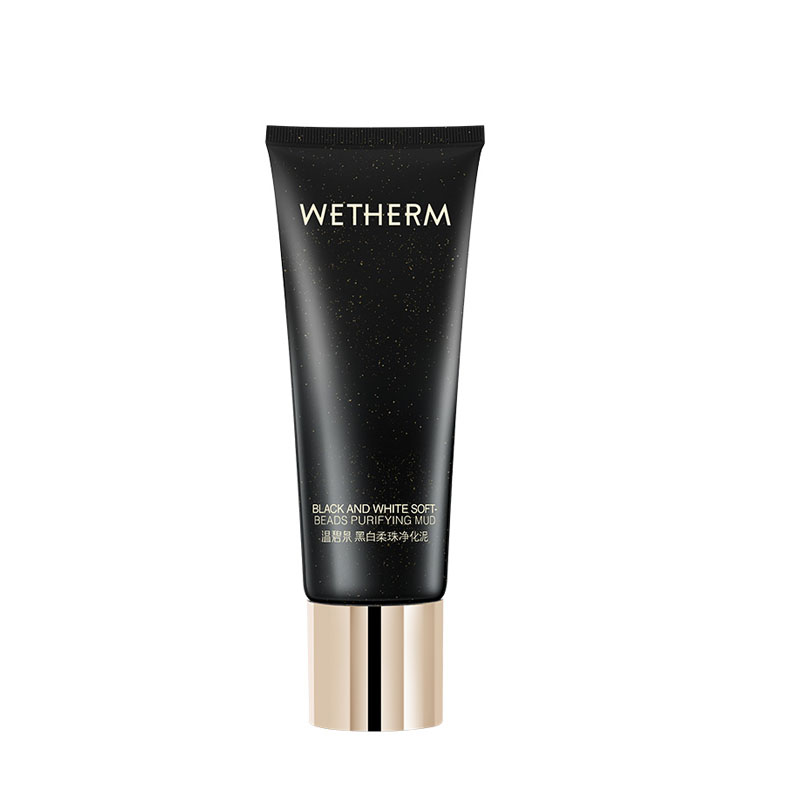 温碧泉 黑白柔珠净化泥洗面奶