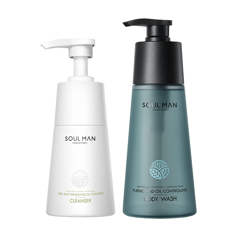 极男 男士全身除螨套装沐浴露