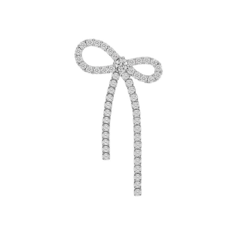 何方珠宝 蝴蝶结耳饰