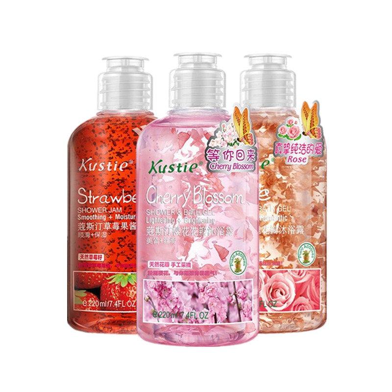 蔻斯汀 樱花玫瑰草莓沐浴露
