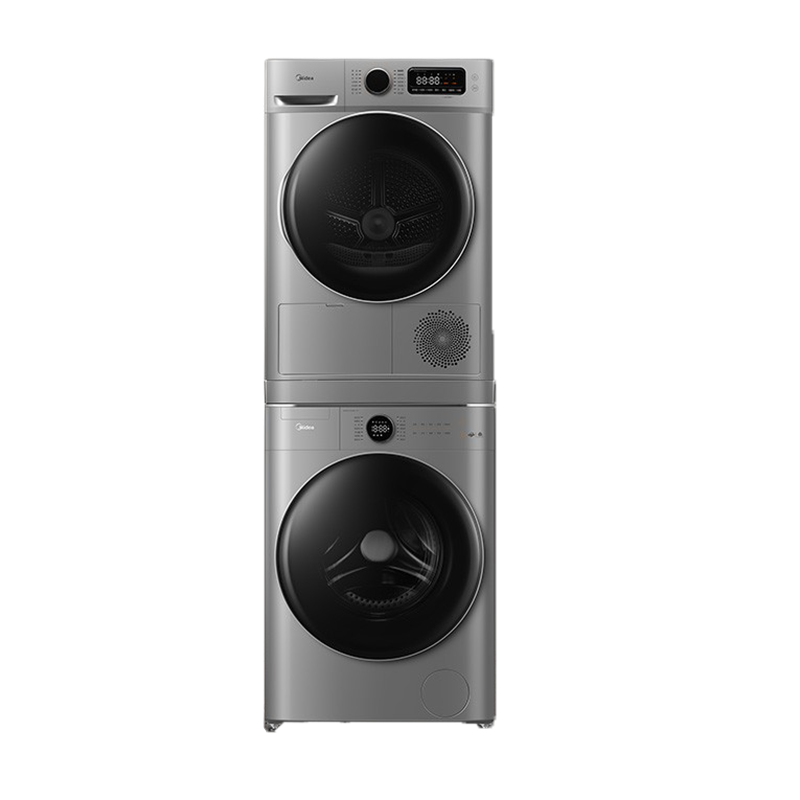 美的 热泵低温柔烘洗烘套装