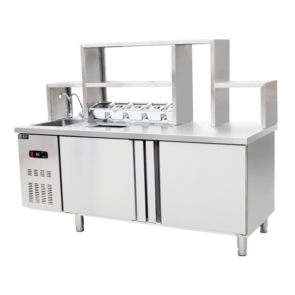 圣托 全套奶茶保鲜工作台