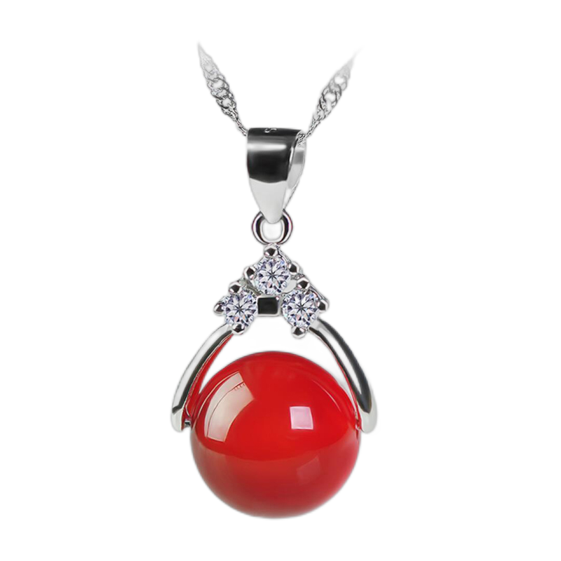 欧洛西 红玛瑙项链