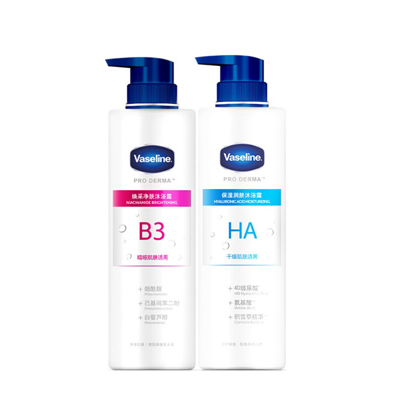 凡士林 烟酰胺+玻尿酸沐浴露