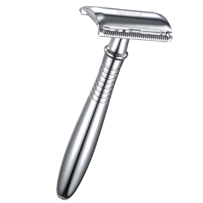 百利复古式双面不踩雷剃须刀