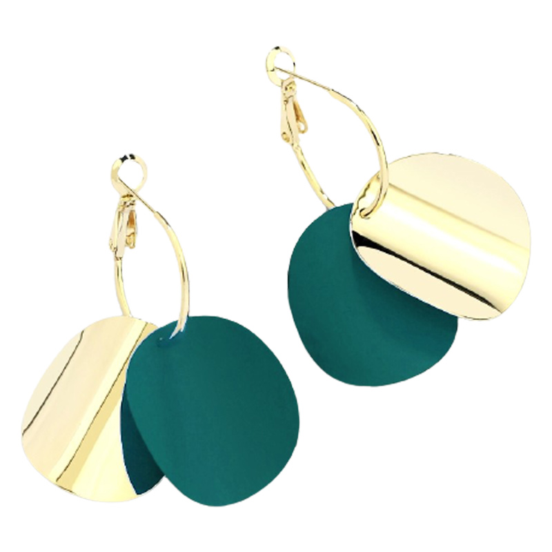 伊黛儿不易掉色几何耳饰