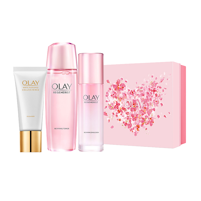 OLAY 桃花抗糖抗氧护肤套装