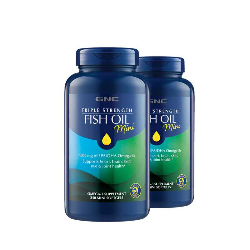 GNC 三倍鱼油迷你软胶囊