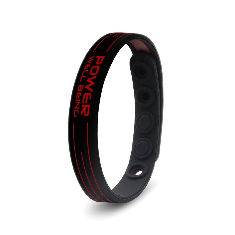 powerionics黑红手链