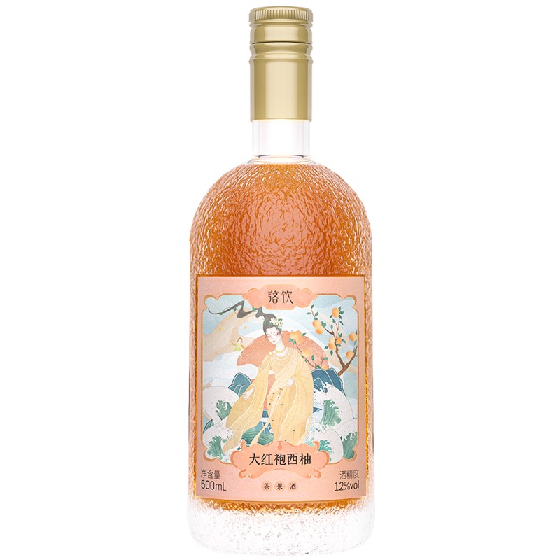 落饮 大红袍西柚茶果酒
