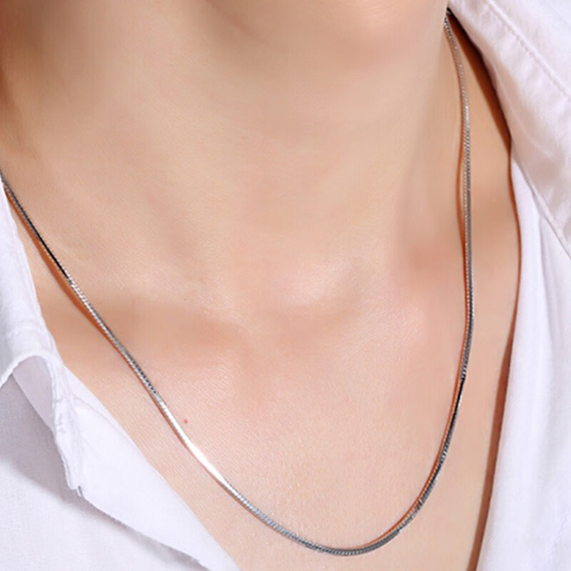 唯一简约性感蛇骨链项链