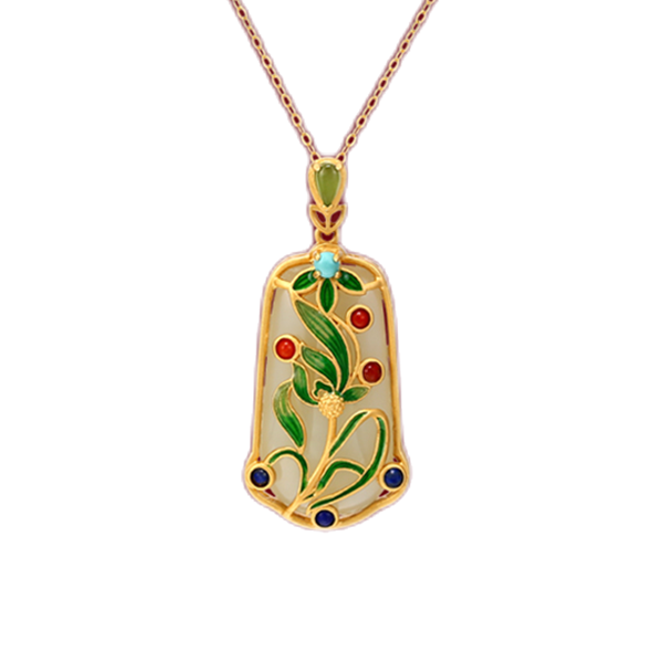 唐后古法金色项链