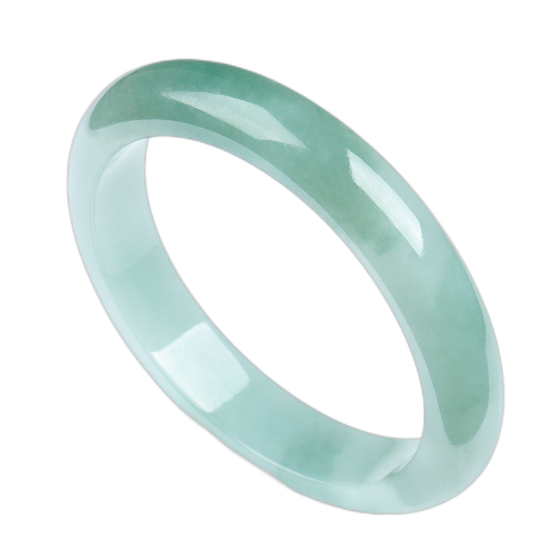 玉荔缘 细腻光泽翡翠手镯