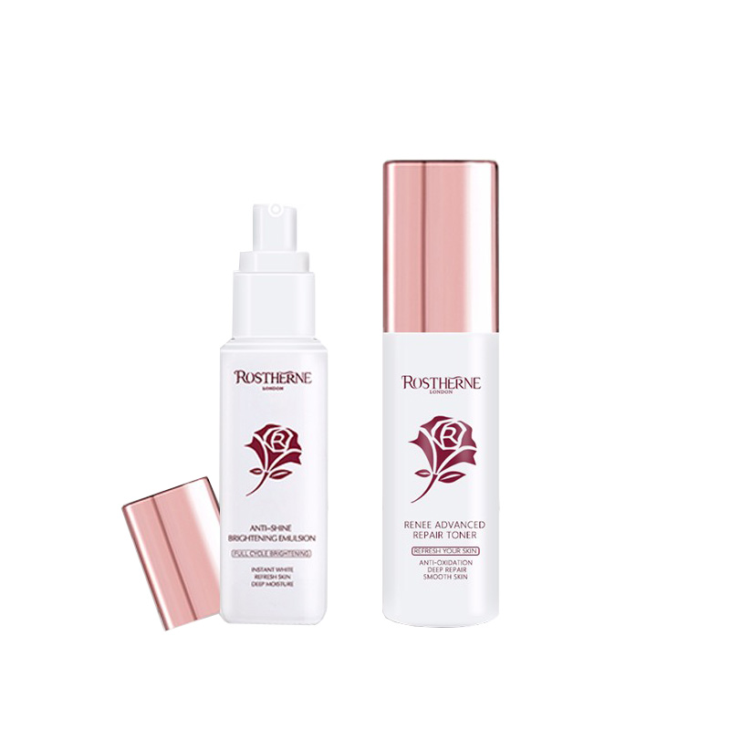 芮思琳 小白瓶提亮修护精华水乳