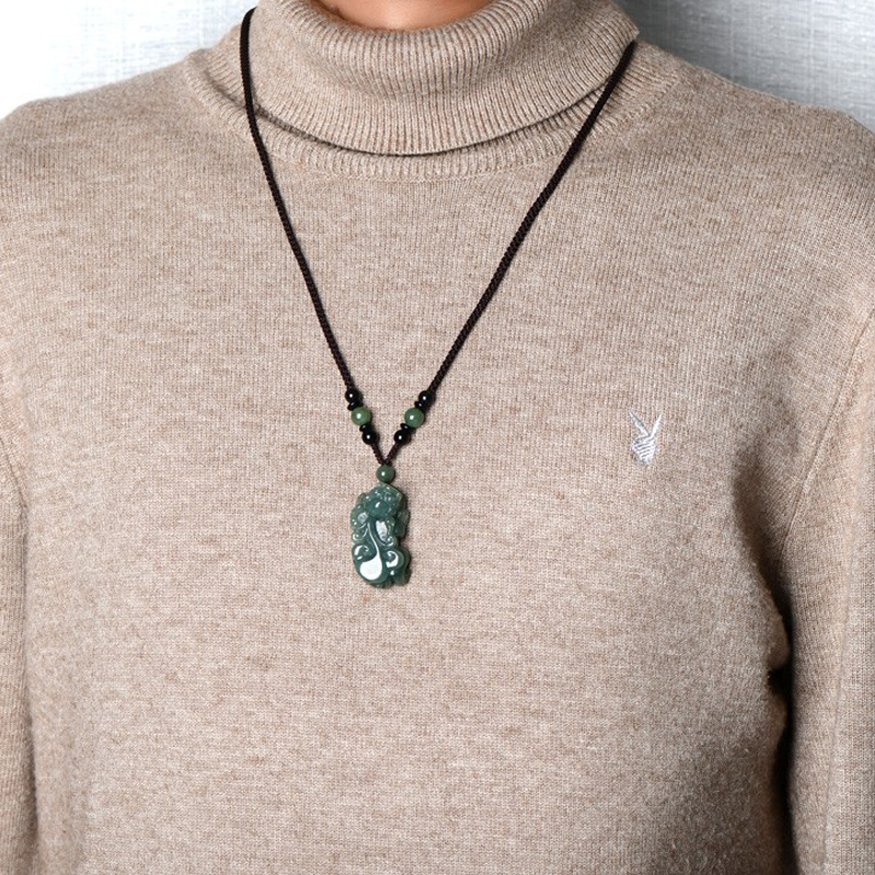 千载一玉 翡翠貔貅吊坠