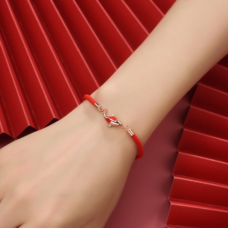 柯芙尼锦鲤红手绳手链