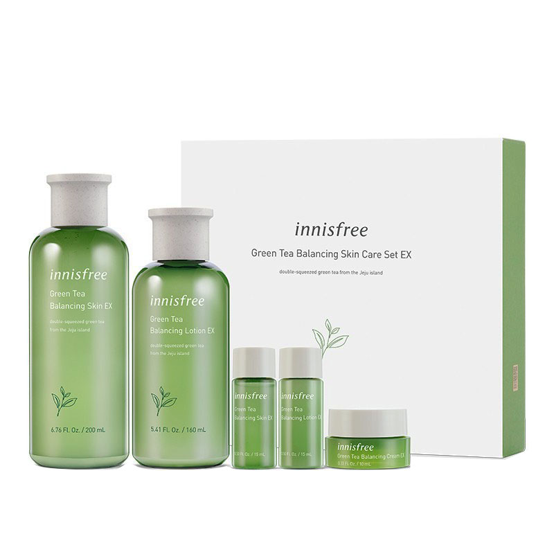 innisfree水润绿茶套装