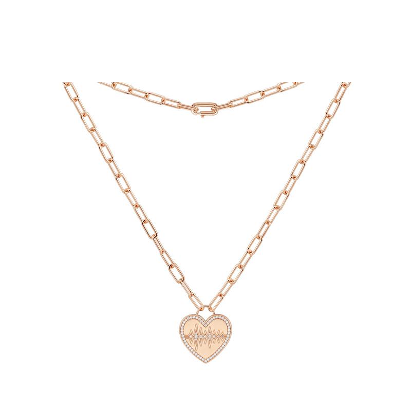 APM 浪漫爱心项链