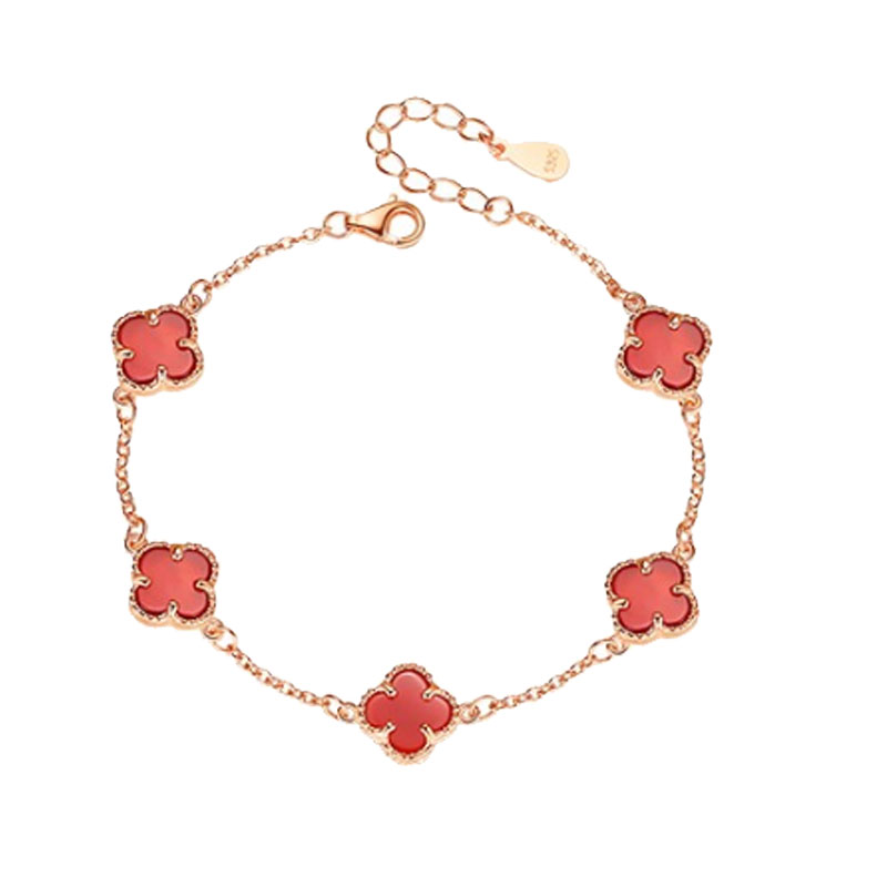 法蔻 五花四叶草手链