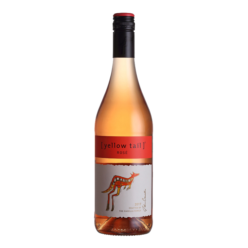 黄尾袋鼠 淡粉色半干型红酒