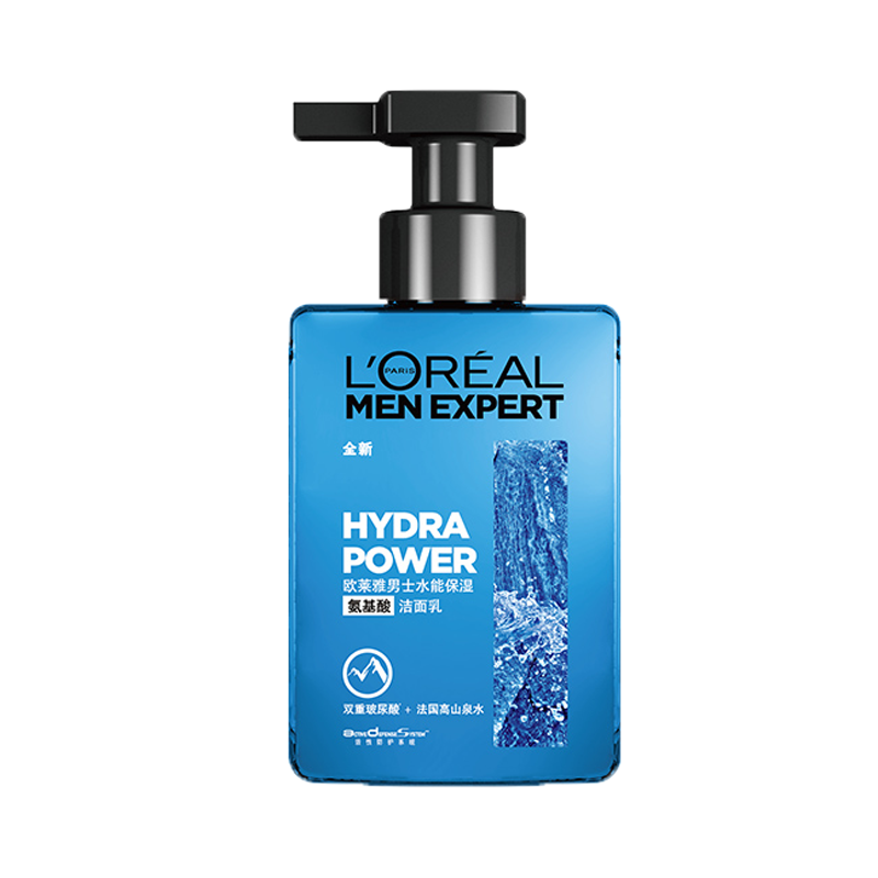 欧莱雅 水能保湿男士洁面乳