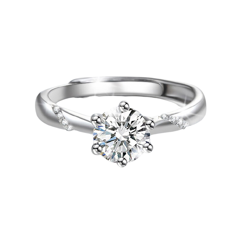 每克拉美 挚爱通铃戒指